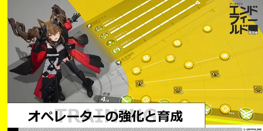 キャラ強化の種類と育成